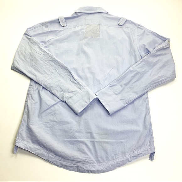 Zanerobe Australia Button Front Shirt Blue Large - Picture 6 of 15